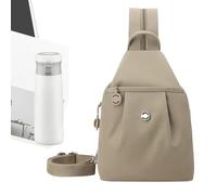 Genérico Women Backpack With Purse - Anti Theft Rucksack, PU Leather | Multipurpose Synthetic Shoulder Bag Handbag, Fashionable Large Capacity Travel Accessory With Hidden Zipper Safety Pocket