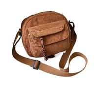 Genérico Women Casual Corduroy Tote Bags - Relaxed Hobo Purse, Textured Cloth Shopper| Spacious Shoulder Holdall Accessory For Work Campus Lodging Daily Lifestyle, 7.48x2.76x7.48 Inches