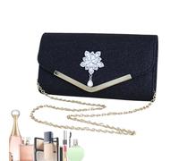 Genérico Women Evening Clutch Purse - Elegant Wedding Handbag with Magnetic Closure and Detachable Chain Strap Compact Formal Party Pouch for Brides, Wives, or Girlfriends 9.45 Inches