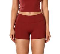 Genérico Women High Waist Biker Workout Gym Yoga Booty Shorts, Elastic Waist Tummy Control Athletic Running Fitness