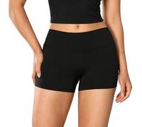 Genérico Women High Waist Biker Workout Gym Yoga Booty Shorts, Elastic Waist Tummy Control Athletic Running Fitness