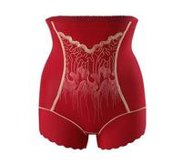 Genérico Women High-Waisted Shorts-Body Shaper Tummy Control, Stay in Place Seamless Shaper Short, Soft, Stretchy for All Day (Red,3XL)
