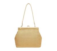 Genérico Women Large Straw Shoulder Bag Beach Tote Handbag Bag Summer Casual Travel Purse PU Leather Metal Detail 32x27x20cm Lightweight Woven Fashion B́ag 530g