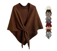 Genérico Women’s Solid Color Shawl, Pashmina Shawl Wraps for Women, Wraps Cardigan Cape Wool Cashmere (D)