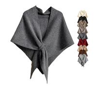 Genérico Women’s Solid Color Shawl, Pashmina Shawl Wraps for Women, Wraps Cardigan Cape Wool Cashmere (H)