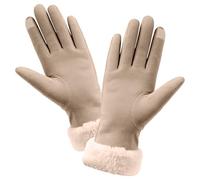 Genérico Women’s Touchscreen Thermal Gloves | German Velvet + Polyester Warm Running Gloves, Common Size, Cycling Outdoor Work Gardening Snow Camping Hiking Commuting Travel Driving