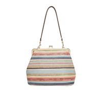 Generico Women Straw Shoulder Bag - 32 x 27 x 20 cm Beach Tote Bag | Large Straw Handbag Cřossbody PU Leather Metal SummerBag - Lightweight Fashion Travel Shopping Holiday Accessory