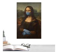 Genérico Women Wall Art, Fashion Humorous Female Ornameent, Cover Nose Design Retro Humorous Living Room Picttures, for Bedroom, Living Room, Hotel, Dorm, Bathroom, Workplaces
