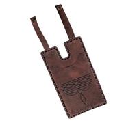Genérico Women Western Wallets, Boot Credit Card Holder, 3.94x1.57in Fashion Snap Strap Design, Handmade Artificial Leather, Compact Cash Pouch for Travel, Night Out, Business, Casual Use, marrón, Se