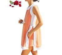 Genérico Women's Casual Color Block Sleeveless Tops Matching Shorts with Pockets, Crewneck Pullover Colorblock Set