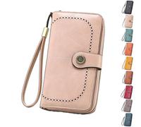Genérico Women's Fashion Zipper Wallet, Card Holder Zipper for Women (Skin)