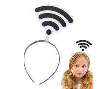 Genérico Women's Headbands, Creative Wifi Headband, Decorative Detachable Headwear, Cosplay Accessory, Fun Party Prop, Wedding and Photo Prop, Headband for Teens 10.83x4.72