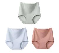 Genérico Womens High Waisted Leakproof Shaping Underwear, Smooth Tummy Control Panties with Butt Lift, Soft Airy Comfort Briefs