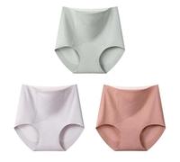 Genérico Womens High Waisted Leakproof Shaping Underwear, Smooth Tummy Control Panties with Butt Lift, Soft Airy Comfort Briefs