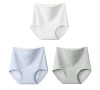 Genérico Womens High Waisted Leakproof Shaping Underwear, Smooth Tummy Control Panties with Butt Lift, Soft Airy Comfort Briefs