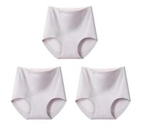 Genérico Womens High Waisted Leakproof Shaping Underwear, Smooth Tummy Control Panties with Butt Lift, Soft Airy Comfort Briefs