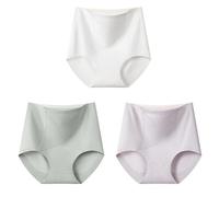 Genérico Womens High Waisted Leakproof Shaping Underwear, Smooth Tummy Control Panties with Butt Lift, Soft Airy Comfort Briefs