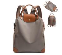 Genérico Women's Laptop Backpack - Professional Waterproof Work Bag for Business, School Large Capacity Tote Purse & Briefcase (khaki)