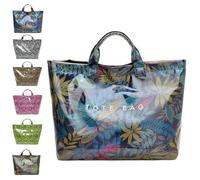 Genérico Women's Letters Print Tote Bag, Large PVC Tote Bag for Women, Stylish Waterproof Cheetah Print Clear Work Bags (C-1)