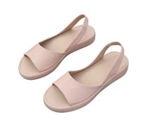 Genérico Women's Orthopedic Platform Sandals Open Toe Comfortable Walking Shoes Casual Slingback Summer Sandals with Arch Support (pink,37)