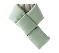 Genérico Womens Puffer Scarf Lightweight Soft Neckwarmer Down Cotton Warm Winter Wrap Adjustable Unified Color Outdoor Accessories