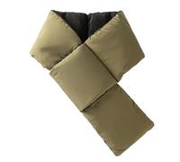 Genérico Womens Puffer Scarf Lightweight Soft Neckwarmer Down Cotton Warm Winter Wrap Adjustable Unified Color Outdoor Accessories