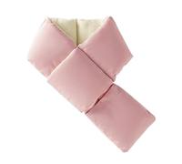 Genérico Womens Puffer Scarf Lightweight Soft Neckwarmer Down Cotton Warm Winter Wrap Adjustable Unified Color Outdoor Accessories