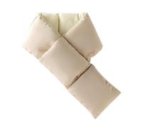 Genérico Womens Puffer Scarf Lightweight Soft Neckwarmer Down Cotton Warm Winter Wrap Adjustable Unified Color Outdoor Accessories