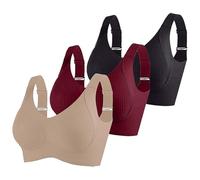 Genérico Women's Seamless Maternity Nursing Bra Sleep Wireless