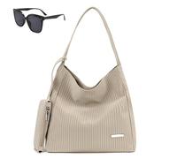 Genérico Women's Striped Casual Shoulder Bag,Lightweight Waterproof Stripe Handbag,Large Capacity Striped Tote Bag