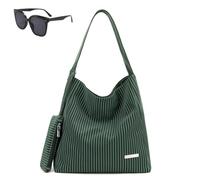 Genérico Women's Striped Casual Shoulder Bag,Lightweight Waterproof Stripe Handbag,Large Capacity Striped Tote Bag