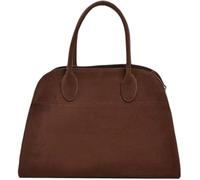 Genérico Women's Suede Purse Vintage Top Handle Bag,Large Capacity Suede Tote Bags,Adjustable Strap Daily Sling Bag
