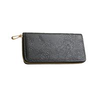 Genérico Womens Wallet - Zipper Change Purse, Compact Slim with Card Slots, Pebble Leather, Secure Blocking, for Ladies Mothers Wives Travelers Daily Carry Travel Vacation