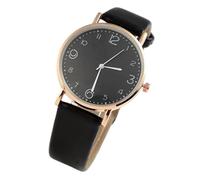 Genérico Women's Watch, Comfortable Ladies Wrist Watches, Soft Adjustable Strap, Versatile Design, Stylish Trendy Analog Timepiece for Business, Trip, Home, School, Travel, Work, Study, negro, Se
