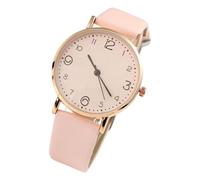Genérico Women's Watch, Comfortable Ladies Wrist Watches, Soft Adjustable Strap, Versatile Design, Stylish Trendy Analog Timepiece for Business, Trip, Home, School, Travel, Work, Study, rosa, Se