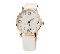 Genérico Women's Watch, Ladies Wristwatch, Comfortable Trendy Timepiece with Soft Strap, Ideal for Business Trips, Home, Outdoor Activities, and School Wear Black, Pink, White