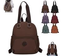 Genérico Women's Waterproof Backpack - Versatile Bag for Casual, Business, Travel & Hiking, Stylish Everyday Pack (Coffee color)