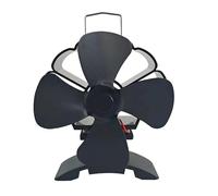 Genérico Wood Burner Fan, Heat Powered Wood Burning Stove, 4,33 x 3,15 x 4,72 pulgadas, conveniente, portátil, compacto, Sturdy non Electric Quiet Fireplace Fans, and Stove Accessory