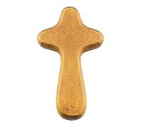 Genérico Wood Crosses - Handheld Wooden Cross | Wood Olive Hand, Clinging Cross Hand Carved, Prayer Pocket Holding Crosses, Holding Small Wooden In Bulk, Clinging To Fit In Your Palm For Praying