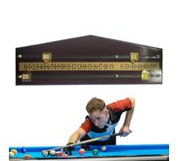 Generico Wood Keeper - Billiards Game Board Counters, Shuffleboard Mounted Scoreboard | Reusable Portable Scoring, Tabla Accessories, Pool Table Game Tracker, Indoor Recreation, Family Ent