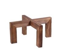 Genérico Wood Plant Stand - 11.81 Inch Corner Plant Shelf | Wood Flower Pot Rack - Sturdy Retro Style Wooden Plants Holder for Indoor Outdoor Display in Living Rooms Balconies Gardens & Patios