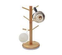 Genérico Wood Pretzel Holder, Donut Stands for Dessert Table, 14.17x6.1 Inches Tree Shaped 6 Arm Design Organizer Rack with Stable Base, Ideal for Buffet, Wedding, Brunch, Birthday, and Kitchen Use