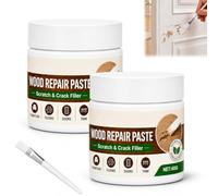 Genérico Wood Repair Paste for Furniture and Floor (White*2)