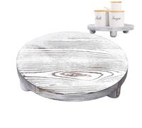 Genérico Wood Riser - Solid Wood Pedestal Stand, Round Display Riser | Farmhouse Wooden Tray Soap Holder For Bathroom Counter, Indoor Table Sink Kitchen Decor Centerpiece, Plant Flower Pot