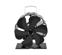Genérico wood stove fan, Estufa de leña con ventilador de 6 aspas, alimentada por calor, ecológica y silenciosa for el hogar.,for home(Stove Fan)