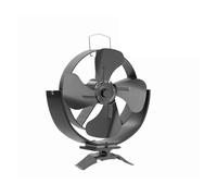 Genérico wood stove fan, Ventilador de chimenea de 4 aspas con rotación de 360°, alimentado por calor, for estufa de leña.,for home(Without magnetic)