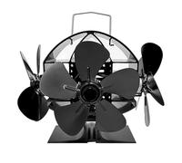 Genérico wood stove fan, Ventilador de chimenea de bajo consumo energético, alimentado por calor, distribución eficiente sin electricidad, resistente a altas temperaturas,for home(15 Blades)