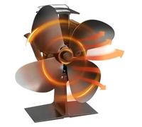 Genérico wood stove fan, Ventilador de estufa de leña accionado por calor. Arranque rápido. Ventiladores de chimenea de 4 aspas. Ultra silencioso.,for home