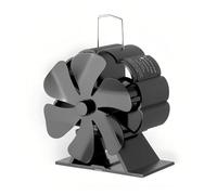 Genérico wood stove fan, Ventilador for estufa de leña, alimentado por calor, compatible con la chimenea Big Buddy Heater con soporte for instalación a gas propano.,for home