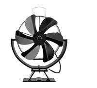 Genérico wood stove fan, Ventilador giratorio de 360° for estufa, chimenea con leñero, ventilador ecológico, silencioso, ideal for el invierno.,for home(A Set)